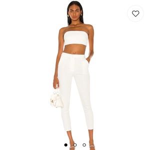 Remy Bandeau Pant Set in White